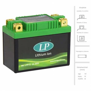 Landport Akumuliatorius 24Wh 144 A EN 12V