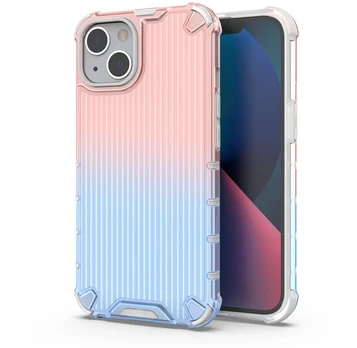 Hurtel Ombre Protect dėklas iPhone 14 Plus – rož./mėlynas