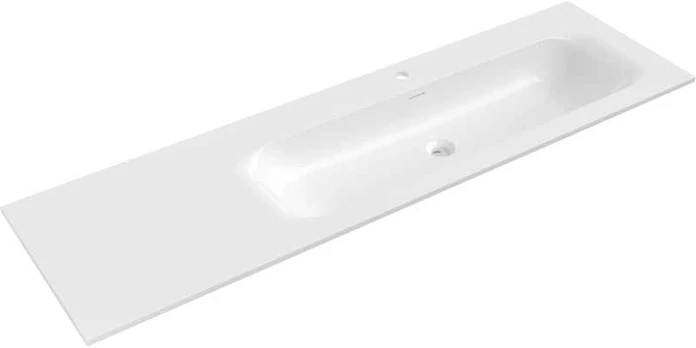 Praustuvas Mexen Vela, Right, 161 x 46,5 cm, Baltas glossy