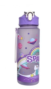 Vaikiška vandens gertuvė Space 650 ml, violetinė