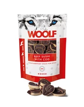 WOOLF Beef Sushi With Cod 100g sušiai su jautiena ir menke kaina