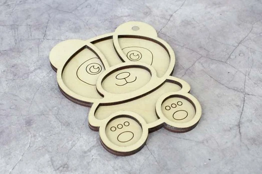 Organiser for beads "Bear" (without cover) OR-172