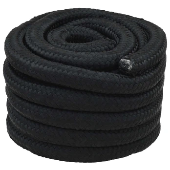 Laivo virvė 6 mm 5 m Juoda