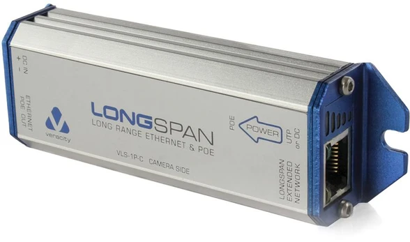 Maršrutizatorius Veracity LONGSPAN Camera - Network transmitter - 1000 m - 200 Mbit/s - Cat5e,Cat6,Fiber - Full - 10/100Base-T(X)