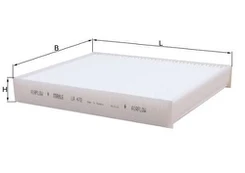 MAHLE LA472 Filtras, salono oras
