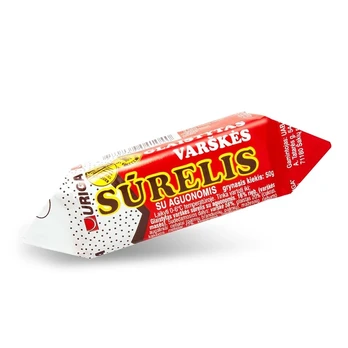 Glaistytas varškės sūrelis su aguonomis URIGA, 50 g