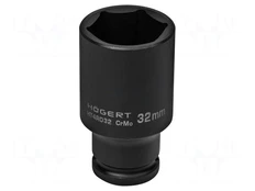 Socket | 6-angles,socket spanner,impact | HEX 32mm | 1/2" | long kaina