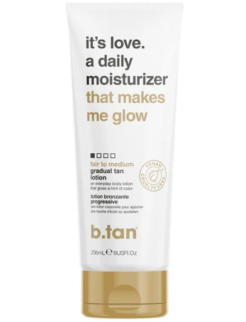 b. Tan it´s love a daily moisturizer 236ml gradual tan lotion