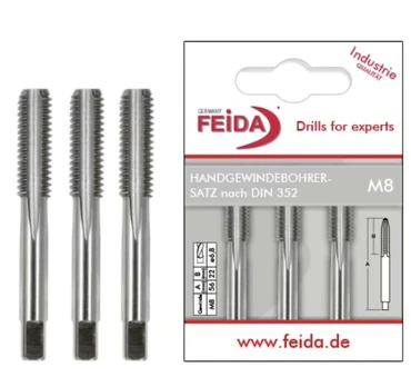 Feida Rankinis sriegiklis M4x0,7mm, DIN352, 3vnt.