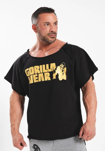 Gorilla Wear Classic Work Out Top - Black/Gold