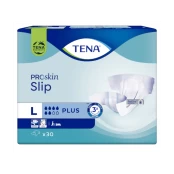 TENA sauskelnės Slip Plus, L, 30 vnt. kaina