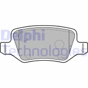 DELPHI LP1741 Brake pad set kaina