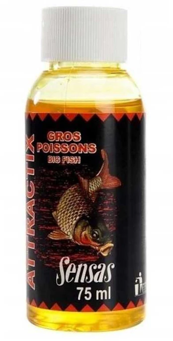 Skystas kvapas Sensas Attractix 75ml - Carp