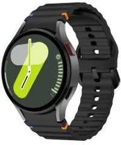 4Wrist Silikoninis dirželis, skirtas Samsung Galaxy Watch 7 - juodas