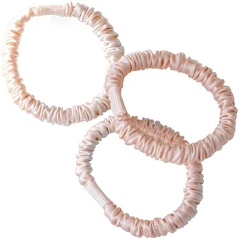 Šilkinė plaukų gumytė Sleep&Glow 19 mm, 3 vnt