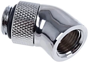 Alphacool 45° pasukamas 1/4 colio nipelis, chromuotas (17247)