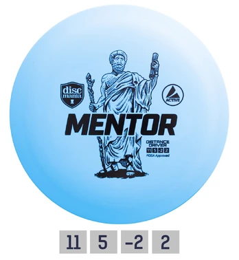 Diskgolfo diskas DISCMANIA Distance Driver MENTOR Active