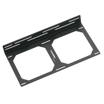 Barrow 240 mm radiator bracket - juodas
