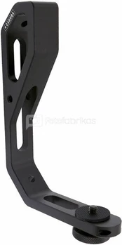 Caruba Gimbal L bracket with 3 hot shoe mount+1/4 Screw