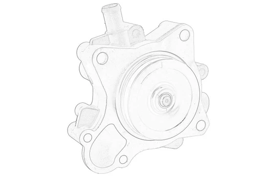 Aušinimo skysčio siurblys OE IVECO 504360207