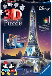 3D puzzle Disney Eiffel Tower with light - RAVENSBURGER 3D dėlionė kaina