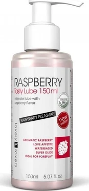 Lovely Lovers Oral Gel Raspberry Flavour 150ml Warming Sensation Vegan