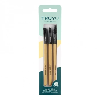 TRUYU TRIO antakių šepetėliai (3 vnt.)