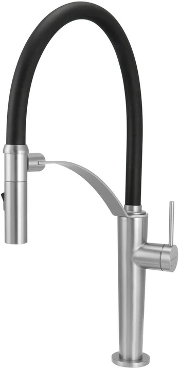 Kitchen faucet with flexible spout - 2 types of spray