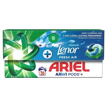 KAPSULĖS SKALB ARIEL FRESH AIR 26VNT