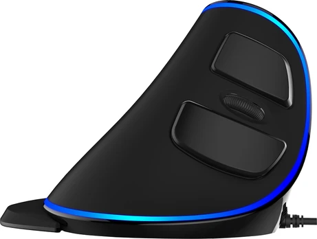 Pelė optinė Delux M618 PLUS przewodowa LED mėlynas