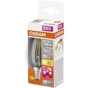 OSRAM LED lempa E14 4W GLOWdim skaidri