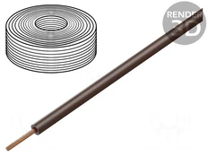 Wire | H07Z-K | stranded | Cu | 1.5mm2 | LSZH | brown | 450V,750V | 100m kaina
