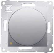 Rotacinis reguliatorius Kontakt-Simon 54 DS9L2.01/43 dvipolis LED 5-215W matinis sidabras