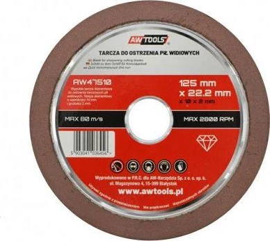 AW-Tools AWTOOLS VĖJO Pjūklo GALANDIMO DISKAS 125mm