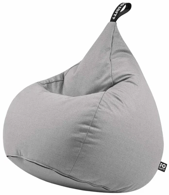 Sėdmaišis SoSoft Drop L Scandi, blyški pilka, 160 l