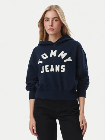 Tommy Jeans Džemperis Arch DW0DW23455 Tamsiai mėlyna Oversize