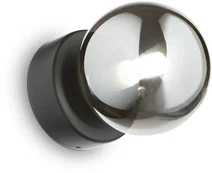 Ideal Lux sieninis šviestuvas Perlage AP1 Nero kaina
