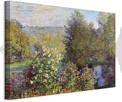 Paveikslas Claude Monet - Sodas Montgeron, detalė