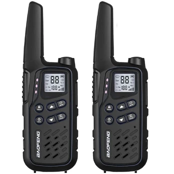 Baofeng BF-T25E PMR racijos, 2 vnt. Juodos