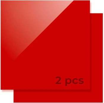 xTool 3mm raudoni akrilo lakštai 3vnt