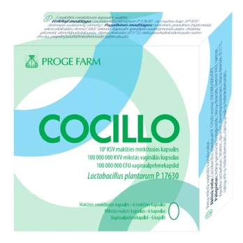 Makšties minkštosios kapsulės COCILLO, 6 vnt.