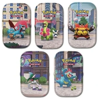 The Pokemon Pokemon TCG: Mega Evolution - Lumiose City Mini Tin - Emboar & Inkay