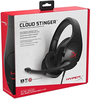 HyperX Cloud Stinger Core Gaming Headphones for PC, Xbox One, Playstation 4, Nintendo Switch