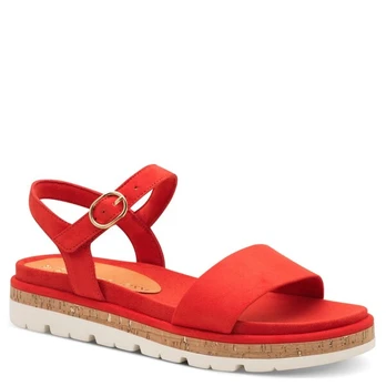 MARCO TOZZI Basutės moterims, Raudona, Sandals