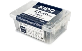 Vinys statybinės XIDO, juodos 2,5x60, 200vnt. kaina