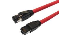 MicroConnect CAT8.1 S / FTP 0,25m Raudona LSZH