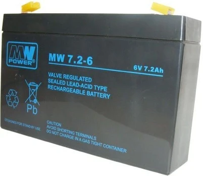 Akumuliatorius MN Power Pb 6V 7,2Ah (MN/6V-7.2AH)