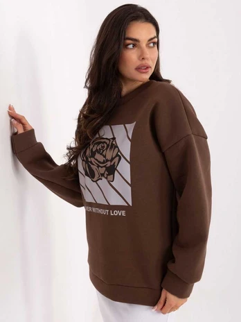 Italy Moda Bluza-MI-BL-4216.15-ruda