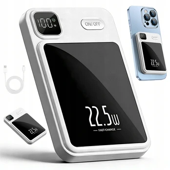 Magnetinis išorinis akumuliatorius, 10 000 mAh