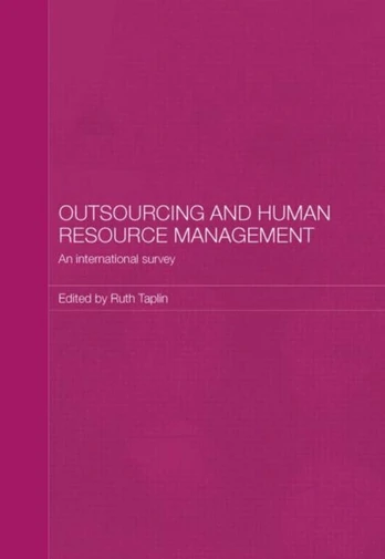Outsourcing and Human Resource Management